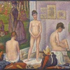 Tỷ phú Allen coi "Les Poseuses, Ensemble (phiên bản nhỏ)" của Georges Seurat là "bùa hộ mệnh trong bộ sưu tập của mình." Tác phẩm có giá trị ước tính hơn 100 triệu USD. (Nguồn: Christie's)