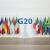 Quốc kỳ các nền kinh tế thành viên dự Hội nghị G20 tại Indonesia. (Ảnh: pos-kubang.com/TTXVN)