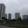 Phường Xuân Tảo có nhiều chung cư nhất quận Bắc Từ Liêm với 29 tòa chung cư. (Ảnh Mạnh Khánh/TTXVN)