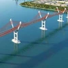Cầu Bến Rừng bắc qua sông Đá Bạch, Hải Phòng có tổng mức đầu tư gần 2.000 tỷ đồng, trong đó nguồn vốn ngân sách Trung ương 1.100 tỷ đồng. (Ảnh: Hoàng Ngọc/TTXVN)