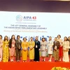 Các nữ nghị sỹ tham dự Hội nghị. (Nguồn: Báo Đại biểu nhân dân)