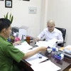 Cơ quan điều tra làm việc với Nguyễn Thái Luyện tháng 9/2019. (Nguồn: Công an Thành phố Hồ Chí Minh)