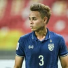 Cầu thủ Theerathon Bunmathan của đội tuyển Thái Lan. (Ảnh: AFP)