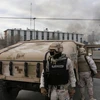 Binh lính Mexico đứng gác bên ngoài một nhà tù ở thành phố Ciudad Juarez, Mexico, ngày 1 tháng 1 năm 2023. (Nguồn: ABC News)