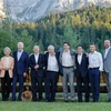 Các nhà lãnh đạo Nhóm các nền công nghiệp phát triển hàng đầu thế giới (G7) ở lâu đài Elmau thuộc bang Bayern (Đức), ngày 26/6/2022. (Ảnh: AFP/TTXVN)