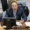 Đại sứ Trung Quốc tại Liên hợp quốc Trương Quân. (Ảnh: AFP/TTXVN)