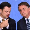 Cựu Bộ trưởng Tư pháp Brazil Anderson Torres (trái) và cựu Tổng thống Brazil Jair Bolsonaro. (Ảnh: AFP/Getty Images)