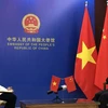 Đại sứ Trung Quốc tại Việt Nam Hùng Ba trả lời phỏng vấn phóng viên TTXVN nhân dịp Năm mới. (Ảnh: TTXVN)