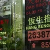 Chứng khoán Hong Kong (Trung Quốc) tăng điểm. (Ảnh: Economic Times/TTXVN)