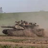 Xe tăng Abrams tối tân của Mỹ trong một cuộc tập trận. (Ảnh: AFP/TTXVN)