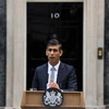 Thủ tướng Anh Rishi Sunak phát biểu tại London. (Ảnh: AFP/TTXVN)