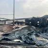 Hà Nội: Hỏa hoạn lớn thiêu rụi nhà xưởng rộng 1.000 mét vuông