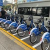 Trạm dịch vụ xe đạp công cộng tại Đà Nẵng sắp đưa vào triển khai thí điểm. (Ảnh: TTXVN phát)