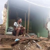 Một ngôi nhà bị hư hại do bão Freddy tại Blantyre, Malawi, ngày 14/3/2023. (Ảnh: THX/TTXVN)