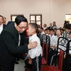 Thủ tướng Phạm Minh Chính thăm Trung tâm bảo trợ xã hội tỉnh Hải Dương