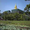 Bên ngoài tòa nhà Quốc hội Thái Lan ở thủ đô Bangkok, ngày 4/3/2023. (Ảnh: AFP/TTXVN)