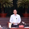 Ông Phan Văn Mãi, Chủ tịch UBND Thành phố Hồ Chí Minh. (Ảnh: Xuân Khu/TTXVN)