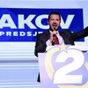 Ông Jakov Milatovic phát biểu trong chiến dịch vận động tranh cử ở Podgorica, Montenegro, ngày 30/3/2023. (Ảnh: AFP/TTXVN)
