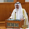 Thủ tướng Kuwait Sheikh Ahmad Nawaf al-Sabah phát biểu trước Quốc hội tại Kuwait City ngày 18/10/2022. (Ảnh: AFP/TTXVN)