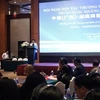 Hội nghị hợp tác Thương mại và Xuất nhập khẩu Việt Nam-Quảng Tây, Trung Quốc. (Ảnh: Xuân Anh/TTXVN)