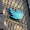 Biểu tượng Twitter tại trụ sở ở California, Mỹ. (Ảnh: AFP/TTXVN)