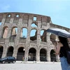 Nắng nóng gay gắt tại thủ đô Rome, Italy ngày 17/6/2022. (Ảnh: THX/TTXVN)