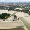 Vùng Emilia Romagna ngập trong nước lũ. (Nguồn: Reuters)
