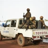 Binh sỹ Mali tuần tra tại Mopti, Mali. (Ảnh: AFP/TTXVN)