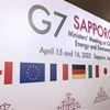 Panô Hội nghị Bộ trưởng Năng lượng và Môi trường của G7 tại Sapporo, Nhật Bản. (Ảnh: Kyodo/TTXVN)