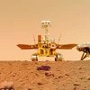 Bức ảnh do CNSA công bố ngày 11 tháng 6 năm 2021 cho thấy ảnh tự chụp của tàu thám hiểm Zhurong trên Sao Hỏa. (Nguồn: Tân Hoa xã)