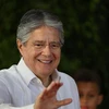 Tổng thống Ecuador Guillermo Lasso dự một sự kiện ở Santo Domingo, ngày 25/3/2023. (Ảnh: AFP/TTXVN)
