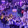 Màn pháo hoa đẹp mắt tại Lễ khai mạc Special Olympics Berlin 2023. (Ảnh: Mạnh Hùng/TTXVN)