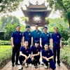 Cả 6 học sinh Việt Nam tham dự Olympic Toán quốc tế năm 2023 đều giành huy chương, với 2 Huy chương Vàng, 2 Huy chương Bạc và 2 Huy chương Đồng. (Ảnh: TTXVN phát)