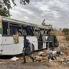 Hiện trường một vụ tai nạn xe buýt tại Senegal. (Nguồn: APA)