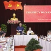 [Photo] Chủ tịch Quốc hội làm việc với Ban Thường vụ Thành ủy Đà Nẵng