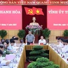 [Photo] Thủ tướng làm việc với lãnh đạo chủ chốt tỉnh Thanh Hóa
