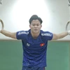 Vận động viên Nguyễn Văn Khánh Phong, niềm hy vọng vàng của Thể dục dụng cụ Việt Nam tại Olympic Paris 2024 sắp tới. (Ảnh: Minh Quyết/TTXVN)