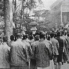 Công nhân Hàn Quốc bị cưỡng bức lao động trong thời gian phátxít Nhật Bản đô hộ Bán đảo Triều Tiên (1910-1945). (Ảnh: YONHAP/TTXVN)