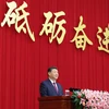 Chủ tịch Tập Cận Bình phát biểu tại cuộc họp mặt Năm mới, do Ủy ban Quốc gia Hội nghị Hiệp thương Chính trị Nhân dân Trung Quốc tổ chức tại Bắc Kinh ngày 29/12. (Ảnh: Tân Hoa Xã)