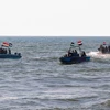 Lực lượng Bảo vệ Bờ biển Yemen tuần tra trên Biển Đỏ. (AFP/TTXVN)