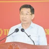 Chủ nhiệm Ủy ban Kiểm tra Thành ủy Thành phố Hồ Chí Minh Dương Ngọc Hải phát biểu tại Hội nghị. (Ảnh: Trang tin Điện tử Đảng bộ Thành phố Hồ Chí Minh)