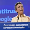 Ủy viên phụ trách vấn đề cạnh tranh của Liên minh châu Âu (EU) Margrethe Vestager. (Ảnh: AFP/TTXVN)