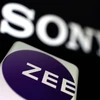 Logo của Zee Entertainment và Sony. (Ảnh: Reuters)