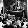 Đại hội Đảng toàn quốc lần thứ II tổ chức tại Chiến khu Việt Bắc (2/1951). Ảnh: Tư liệu TTXVN)