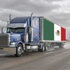 Hàng nghìn tài xế xe tải dừng xe đình công trên các tuyến cao tốc ở Mexico. (Ảnh: FreightWaves)