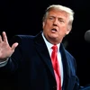 Cựu Tổng thống Donald Trump phát biểu tại một sự kiện ở Valdosta, bang Georgia, Mỹ. (Ảnh: AFP/TTXVN)