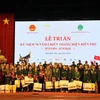 UBND tỉnh Điện Biên tổ chức Lễ tri ân các Cựu chiến binh và Thanh niên xung phong. (Ảnh: Phan Quân/TTXVN)