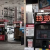 Một trạm xăng tại Queens, New York, Mỹ. (Ảnh: AFP/TTXVN)