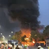 Bình Thuận: Cháy lớn tại kho tạm giữ xe môtô vi phạm, 200 xe bị thiêu rụi