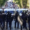 Cảnh sát Pháp diễn tập chống tấn công khủng bố. (Ảnh: RTE)